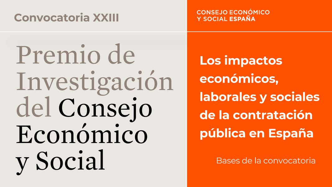 XXIII Convocatoria de los Premios de Investigación del CES
